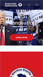 Mobile Screenshot of alachuarepublicans.com